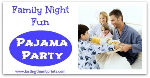 family night pajama party