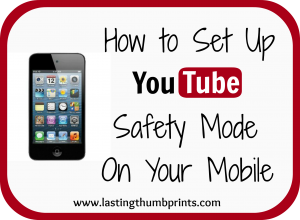 youtube safety mode on mobile