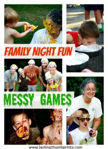 Family Fun - Messy Games! Loads of ideas to create memories with a family messy party. Getting dirty has never been so fun!