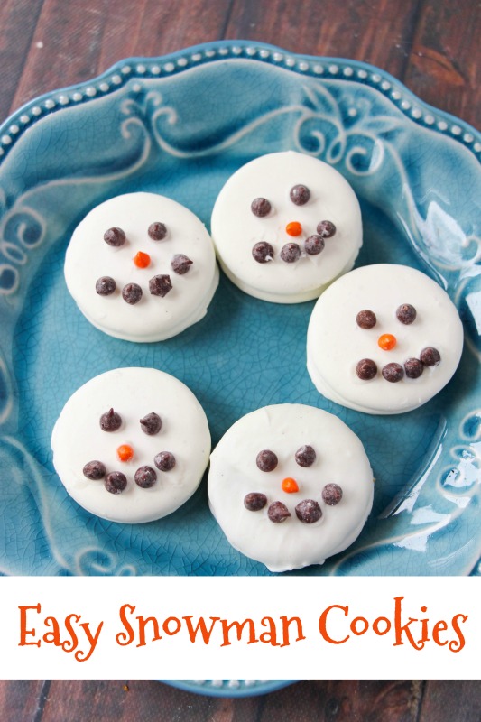 Easy Snowman Cookies