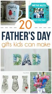 Looking for the perfect gift for your child to give to the improtant men in their life? Check out these 20 Father's Day Gifts Kids Can Make!