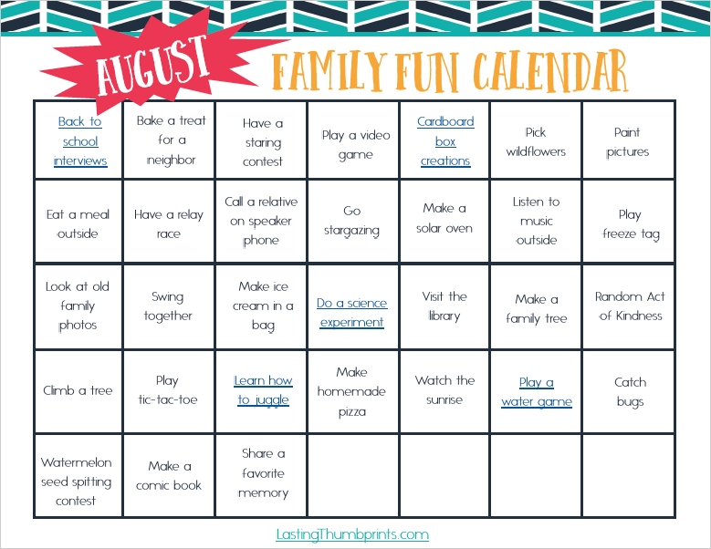 fun summer activities