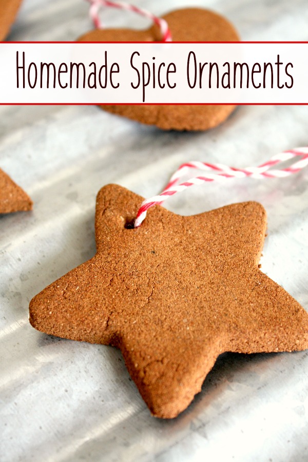 Making homemade spice ornaments is a fun Christmas activity.