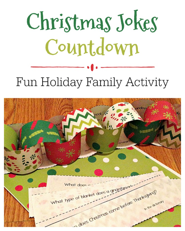 This free Christmas Jokes Countdown is a simple but fun holiday activity the whole famiyl will enjoy. Count down to Christmas while laughing with your family!